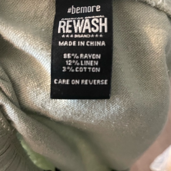 Rewash Mint Wide-Leg Pants - Picture 14 of 14